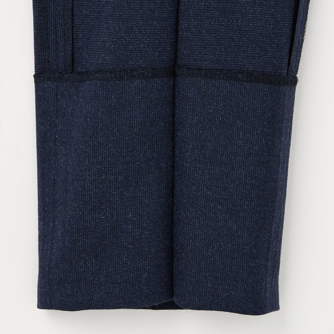 Solid Milled Wool Pants - Navy - Image 8