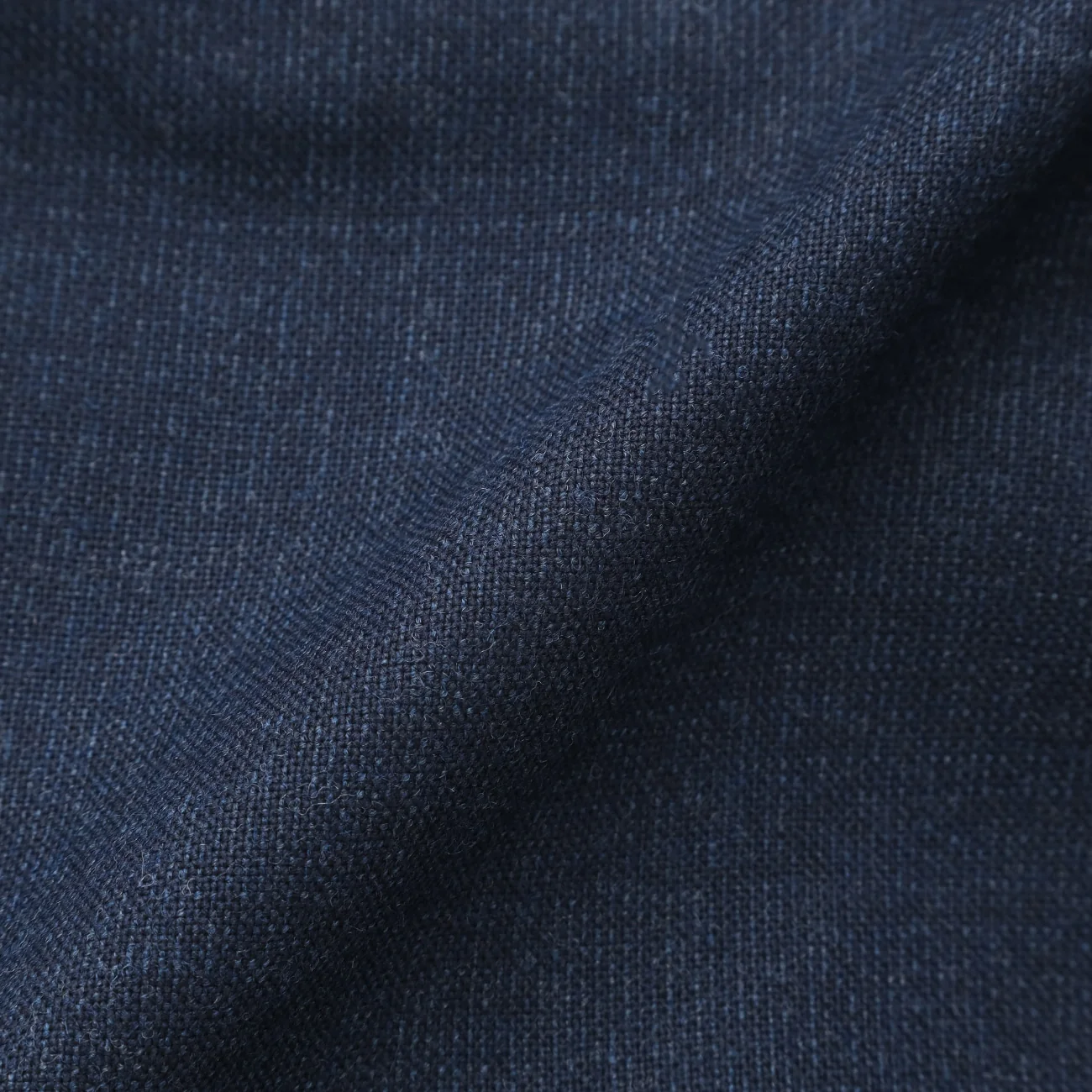 Solid Milled Wool Pants - Navy - Image 9