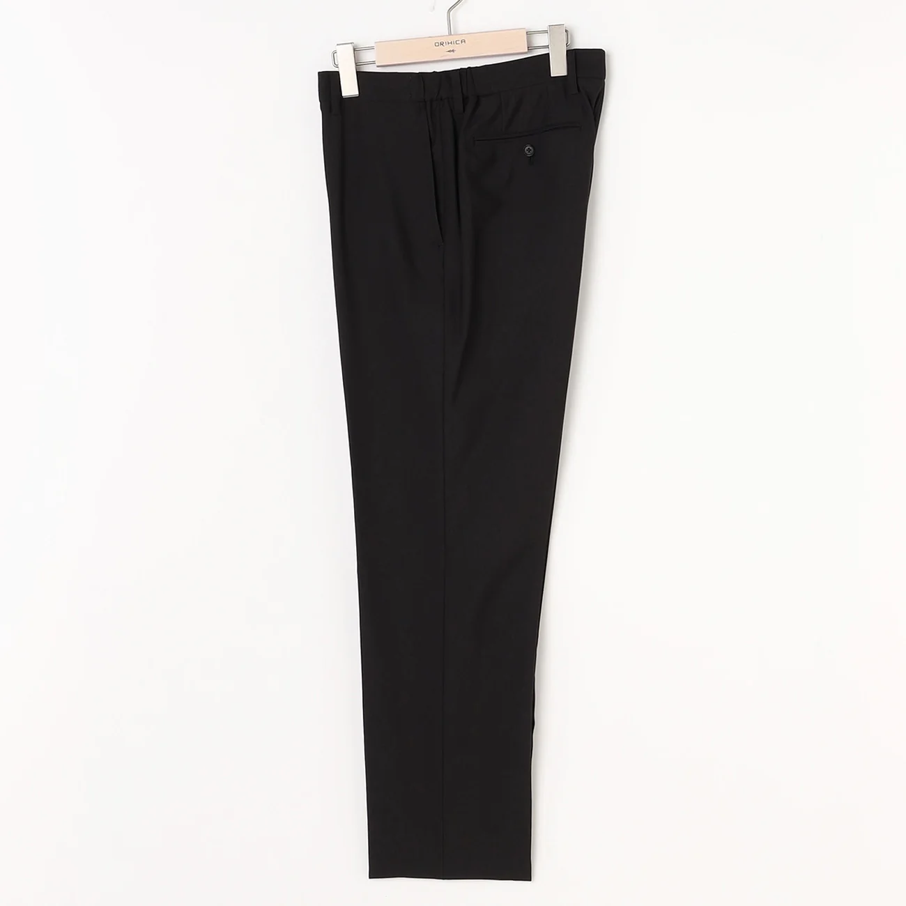 Japanese Fabric BIZSPO Washable Lightweight Stretch Suit Pants - Black - Image 3