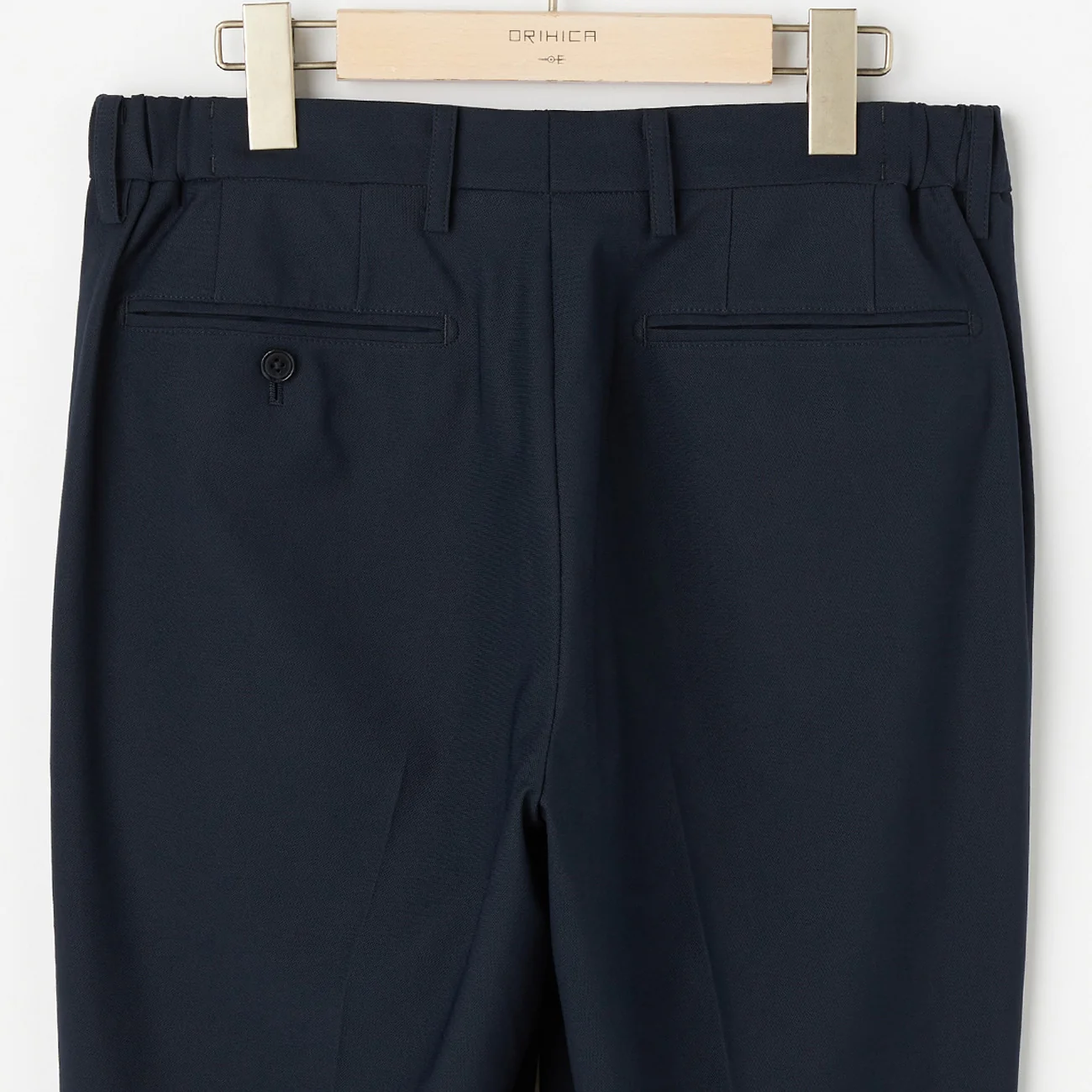 Japanese Fabric BIZSPO Washable Lightweight Stretch Suit Pants - Navy - Image 5