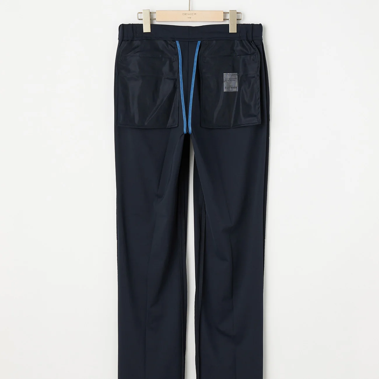 Japanese Fabric BIZSPO Washable Lightweight Stretch Suit Pants - Navy - Image 7