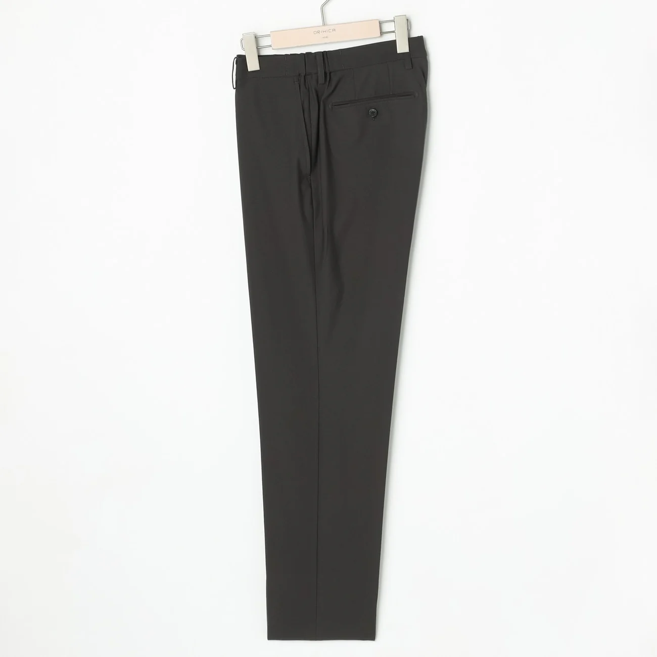 Japanese Fabric BIZSPO Washable Lightweight Stretch Suit Pants - Charcoal Gray - Image 3