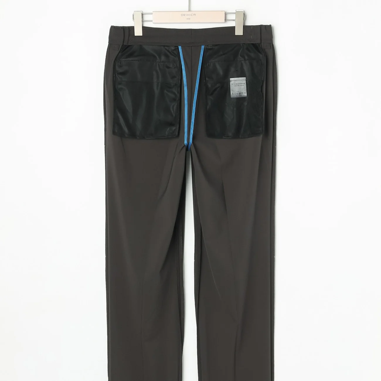 Japanese Fabric BIZSPO Washable Lightweight Stretch Suit Pants - Charcoal Gray - Image 7
