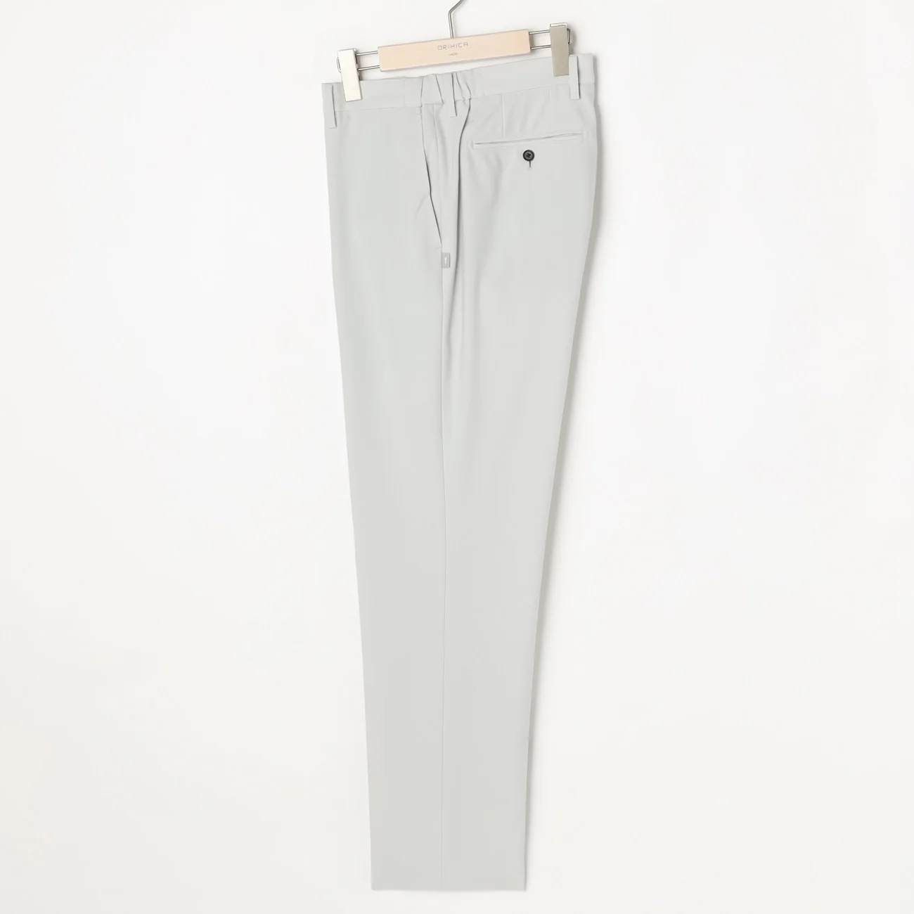 Japanese Fabric BIZSPO Washable Stretch Pants - Light Gray - Image 3