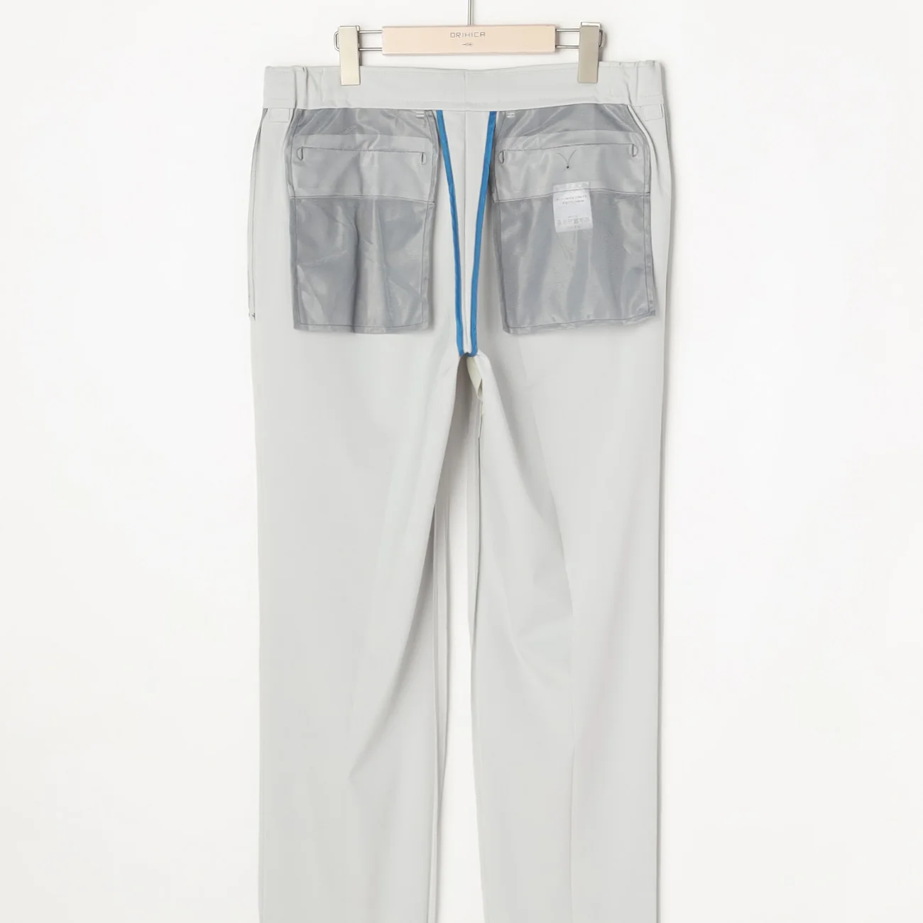 Japanese Fabric BIZSPO Washable Stretch Pants - Light Gray - Image 7