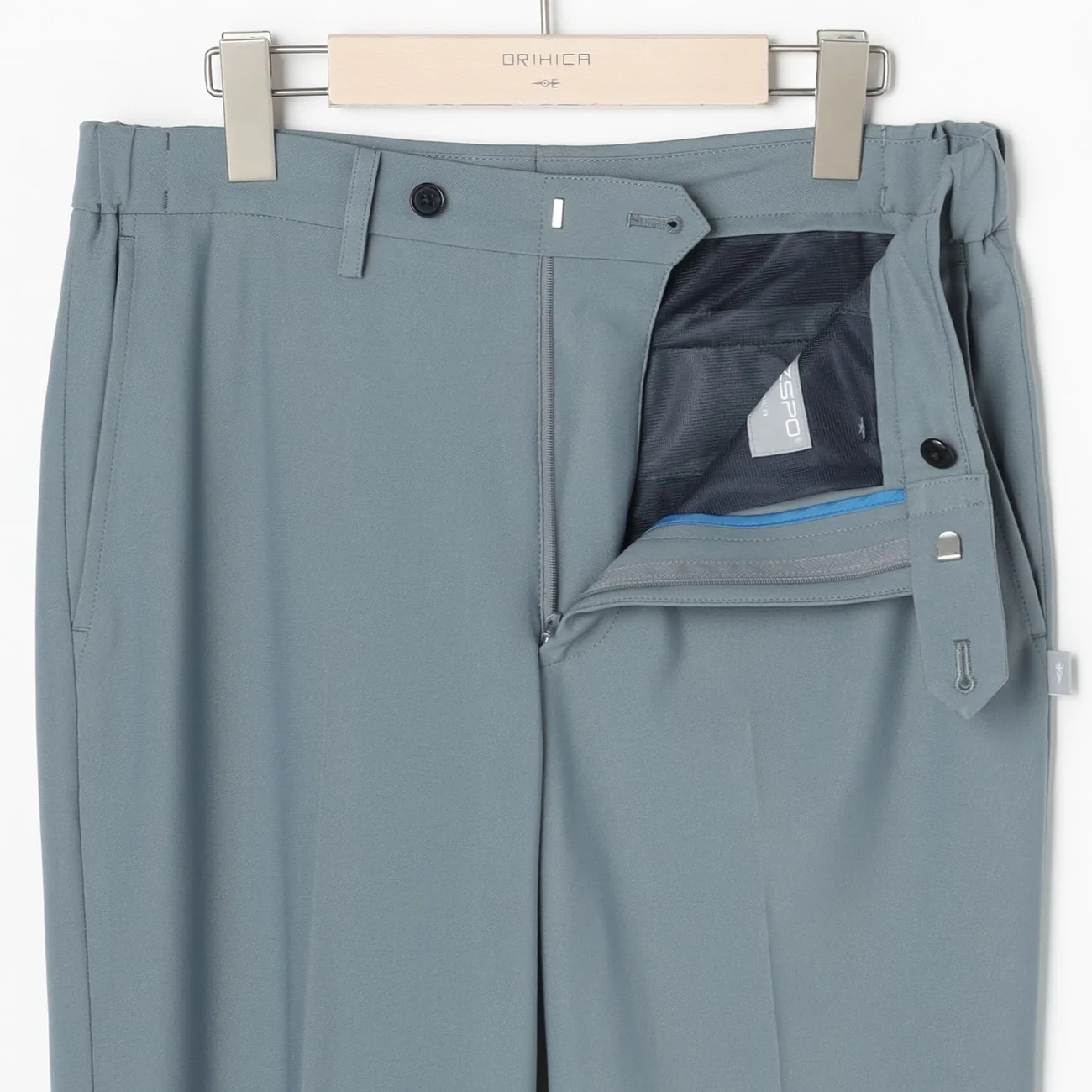 Japanese Fabric BIZSPO Washable Stretch Pants - Blue - Image 3