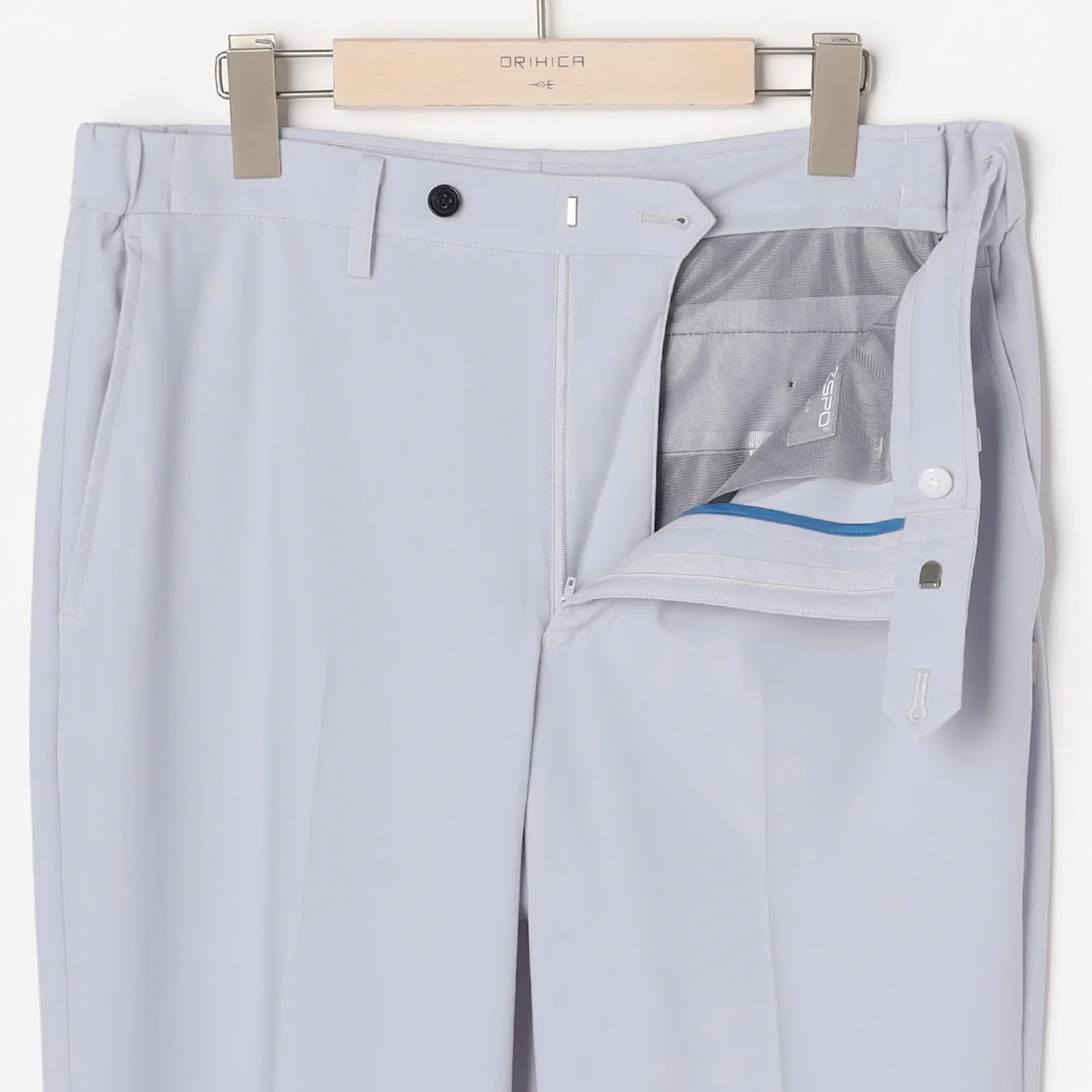 Japanese Fabric BIZSPO Washable Stretch Pants - Light Blue - Image 4