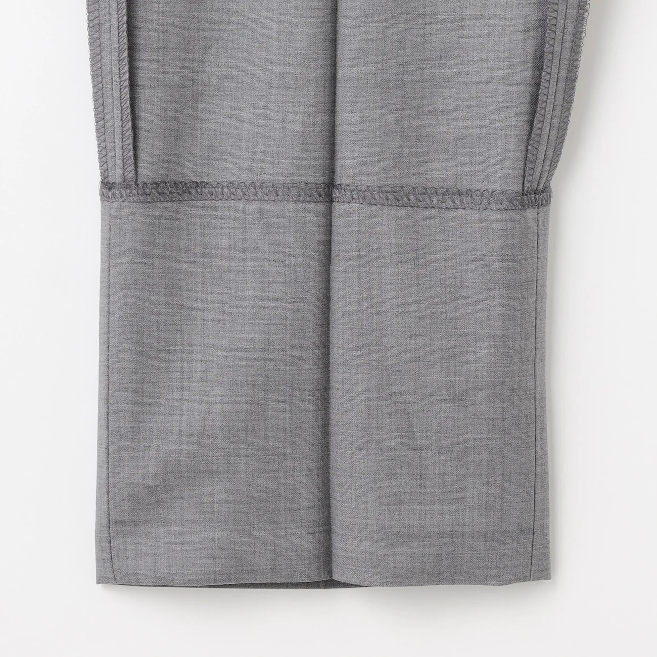 Japanese Fabric LUXE Line Super 120's Suit Pants - Light Gray - Image 8