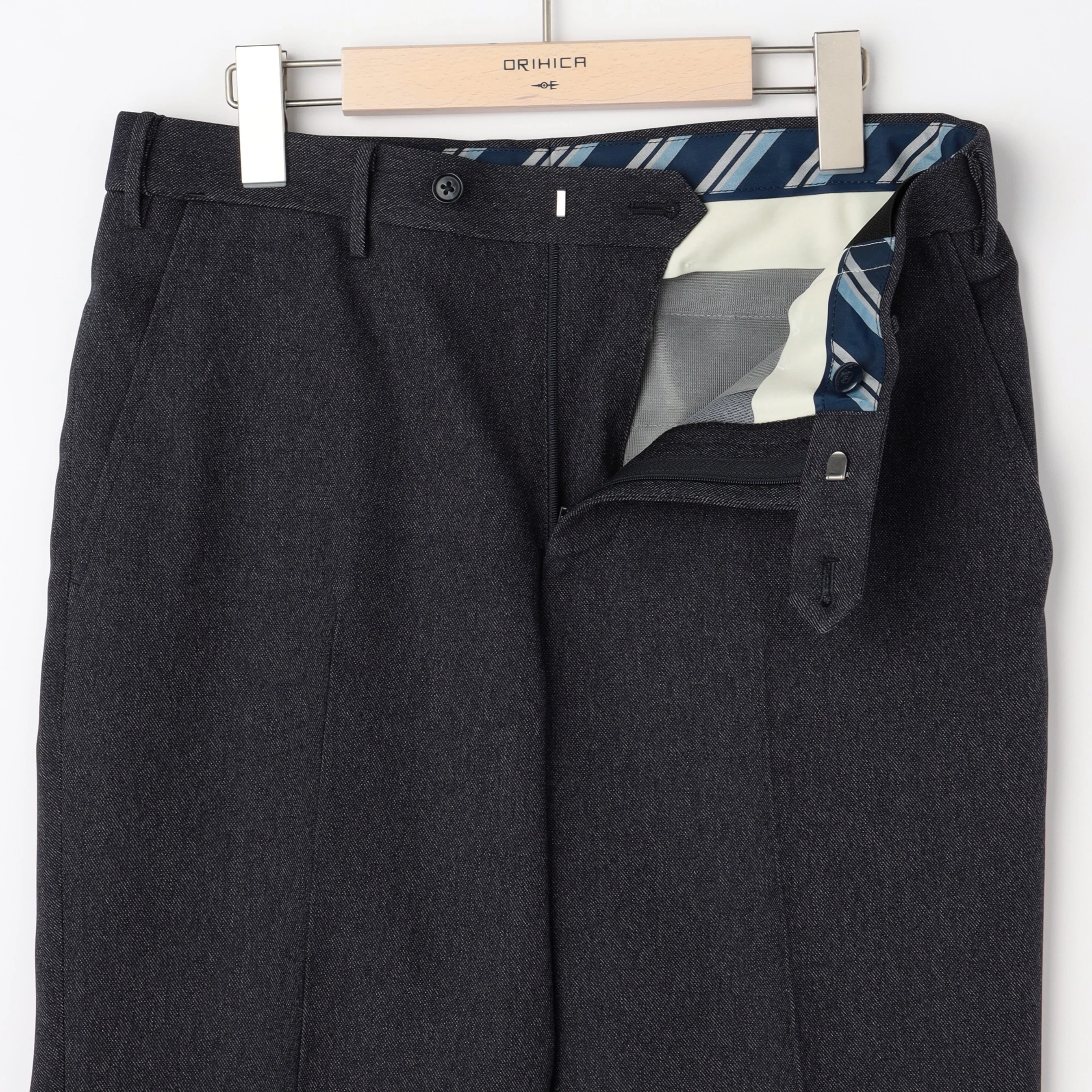 Denim-Like Pants - Navy - Image 5