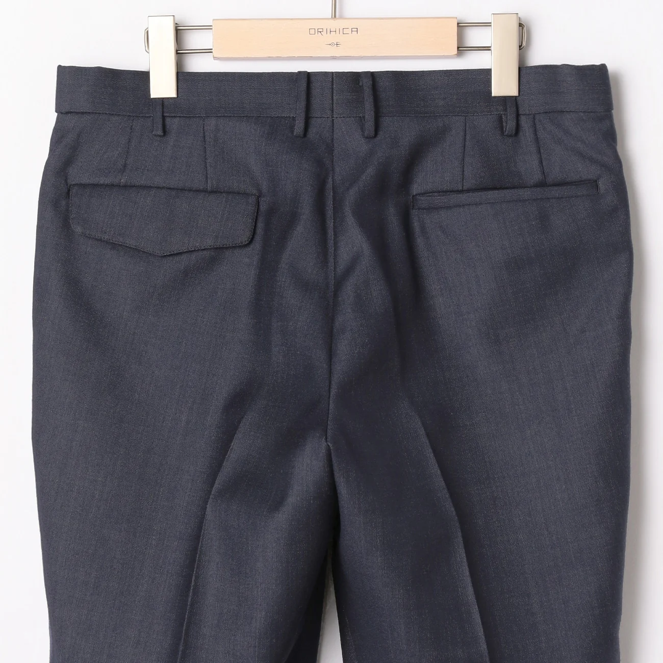 Bishu Japanese Fabric LUXE Line Denim-Like Pants - Navy - Image 4