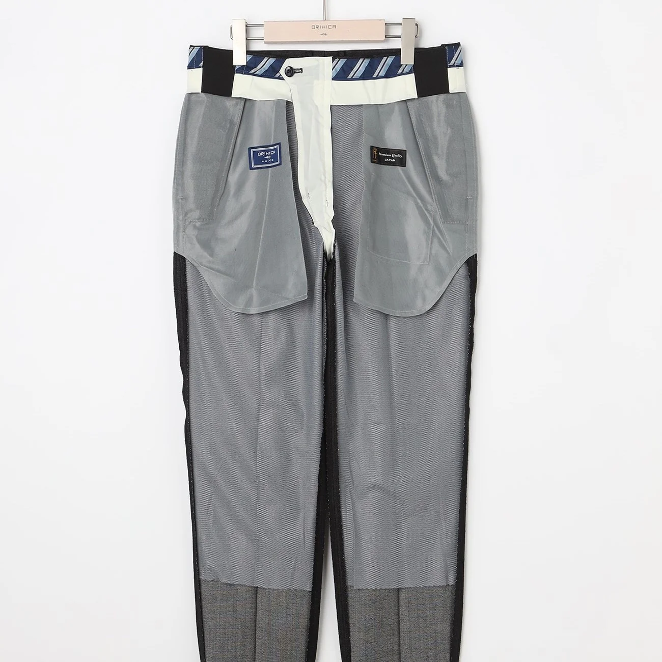 Bishu Japanese Fabric LUXE Line Denim-Like Pants  - Charcoal Gray - Image 6