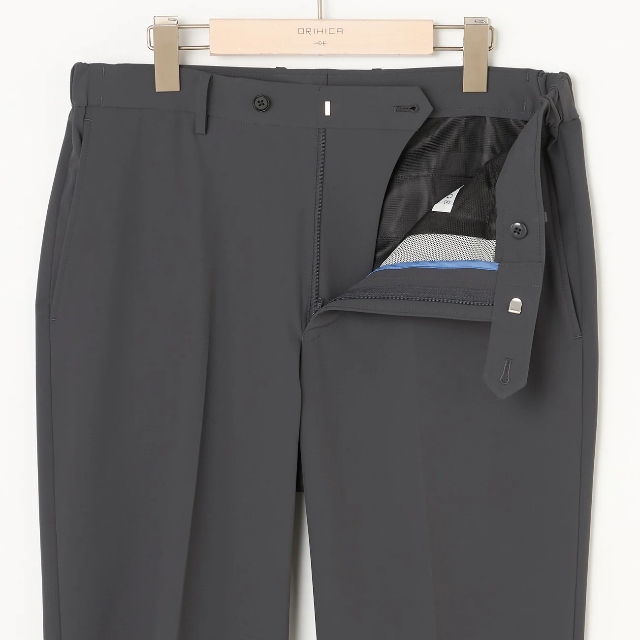 THE THIRD SUITS Water-Repellent Stretch Pants - Charcoal Gray - Image 4