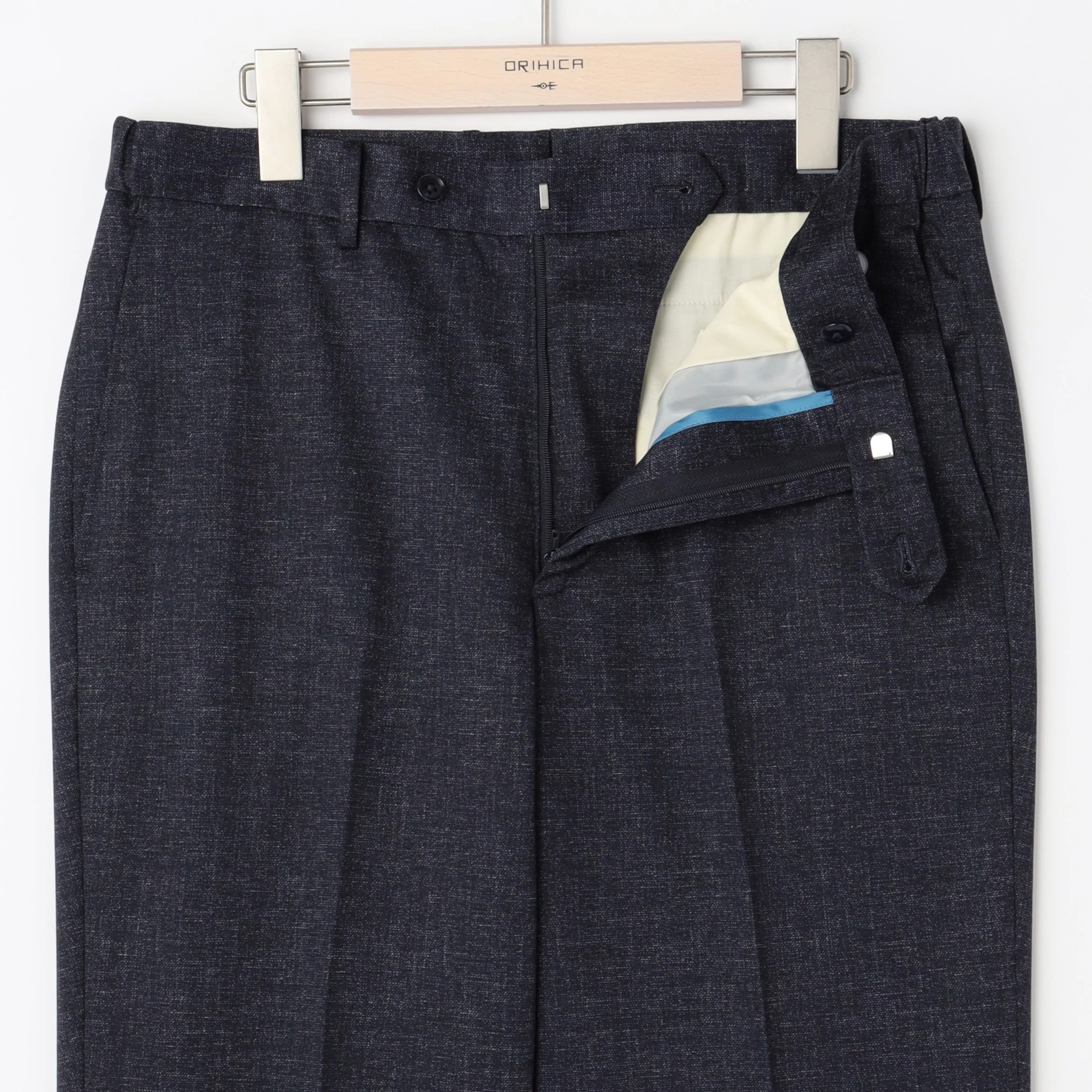 THE THIRD SUITS Denim-Like Pants - Navy - Image 7