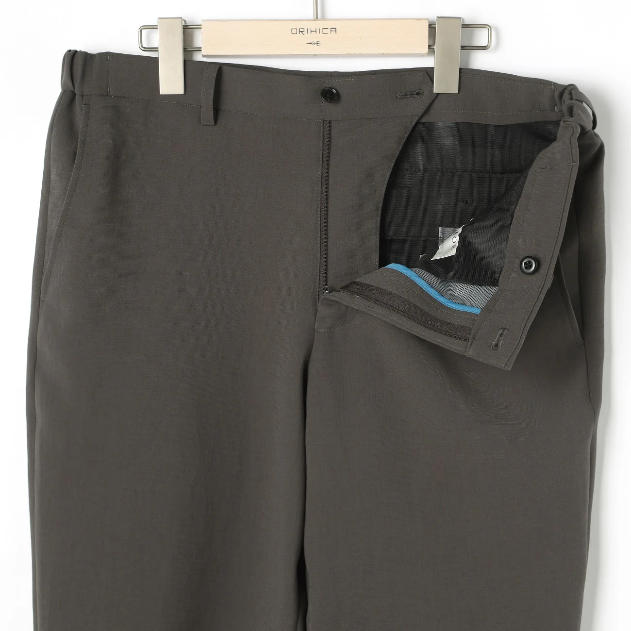 THE THIRD SUITS Plain Pants - Khaki - Image 2