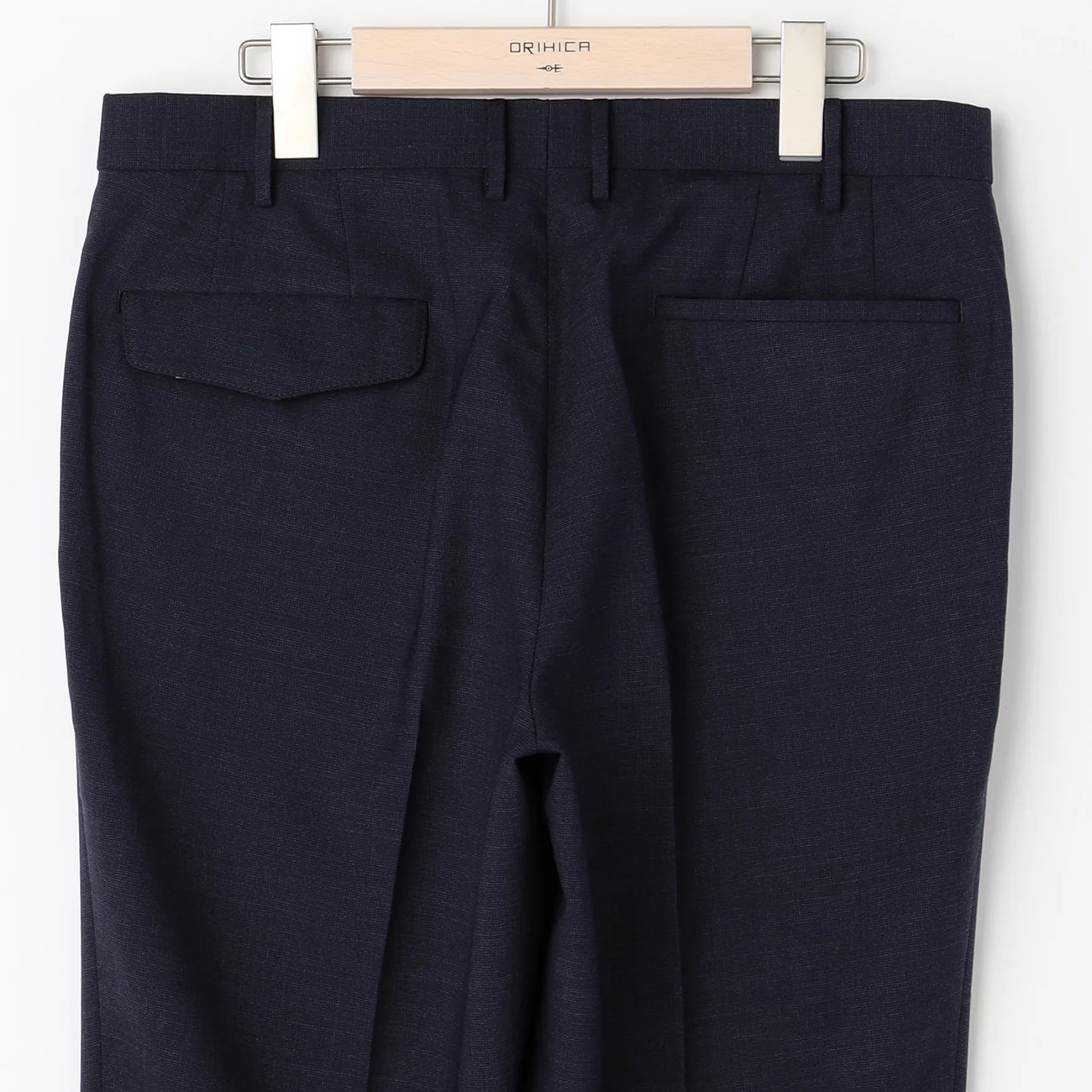 Textured Suit Pants - Navy - Image 3