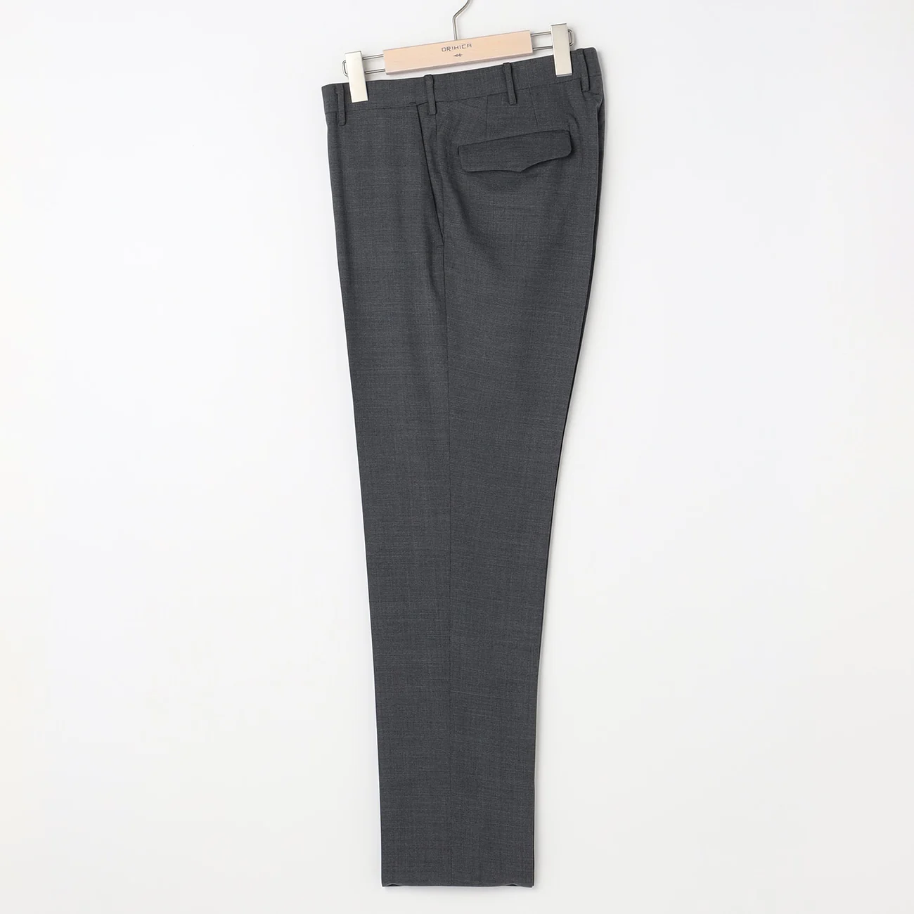 Textured Suit Pants - Medium Gray - Image 5