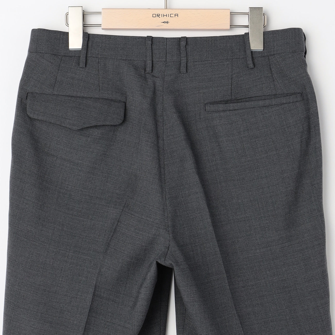 Textured Suit Pants - Medium Gray - Image 7