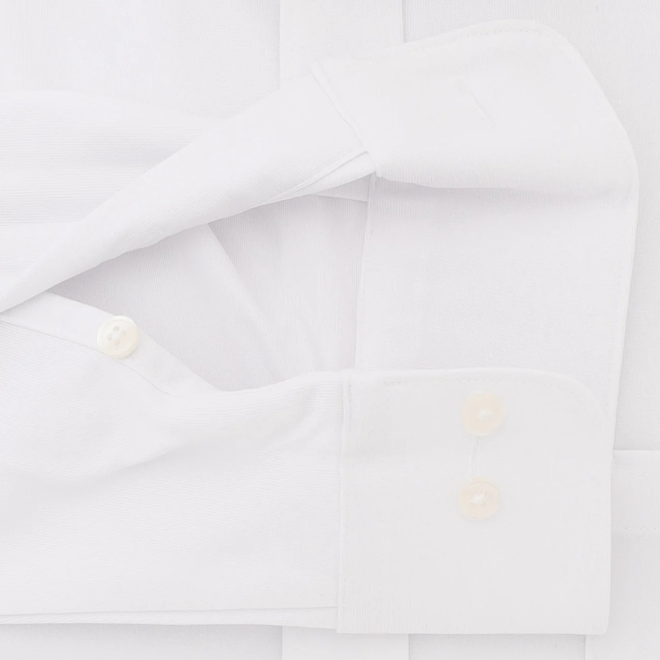 Super Non-Iron Stretch Spread Collar Shirt - White - Image 6
