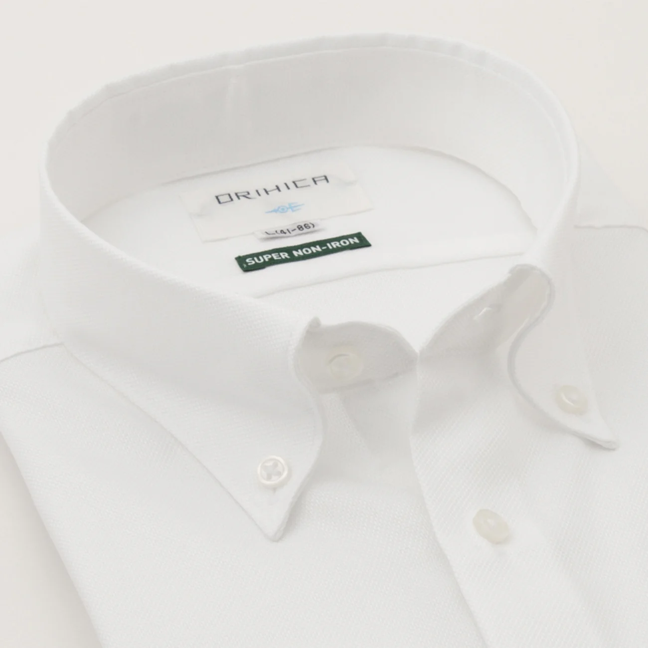 Super Non-Iron Cotton Button-Down Shirt - White - Image 2
