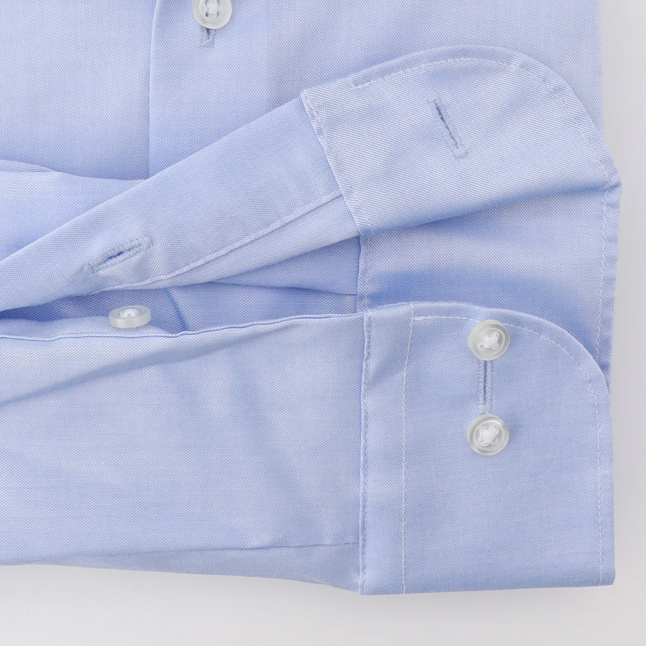Super Non-Iron Cotton Button-Down Shirt - Blue - Image 6