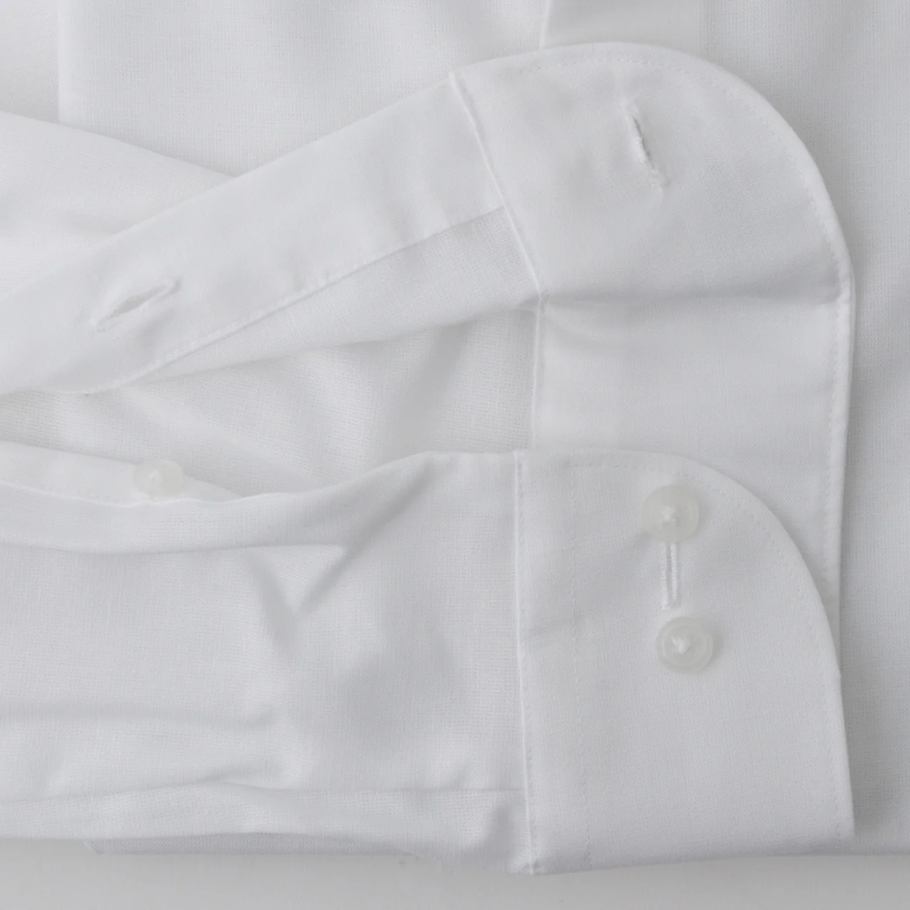 Super Cool Non-Iron Linen Blend Button-Down Shirt - White - Image 4