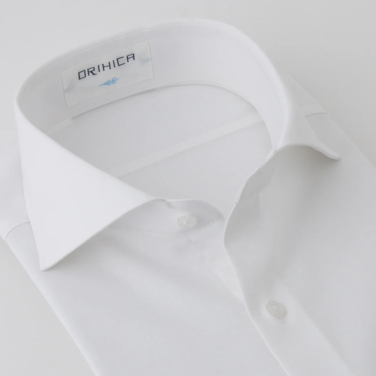 Super Cool Non-Iron Linen Blend Cutaway Shirt - White - Image 5