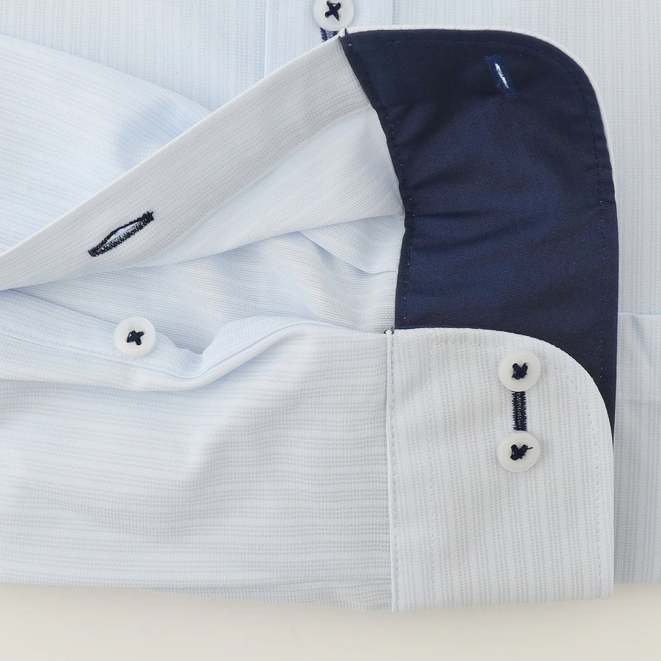 Super Non-Iron Stretch Button-Down Shirt - Blue - Image 5