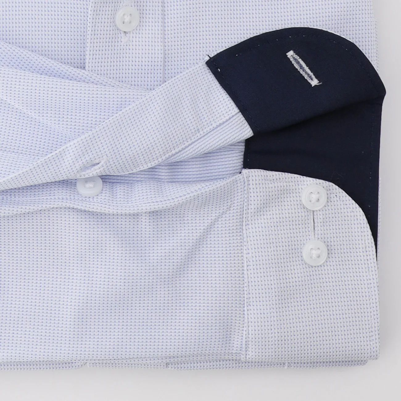 Super Non-Iron Stretch Button-Down Shirt - Navy - Image 5