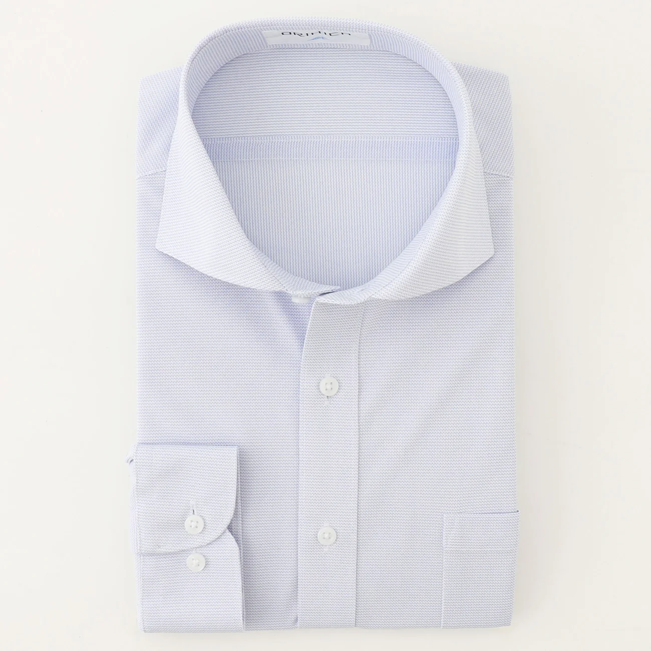 Super Non-Iron Stretch Cutaway Shirt - Blue - Image 2