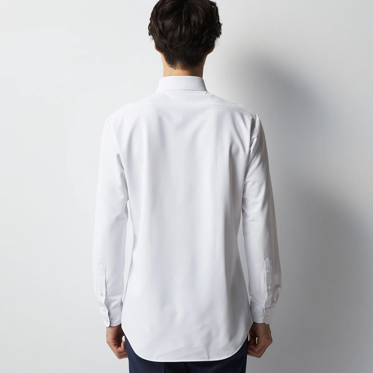 Super Non-Iron DRY×DRY Button-Down Shirt - White - Image 4