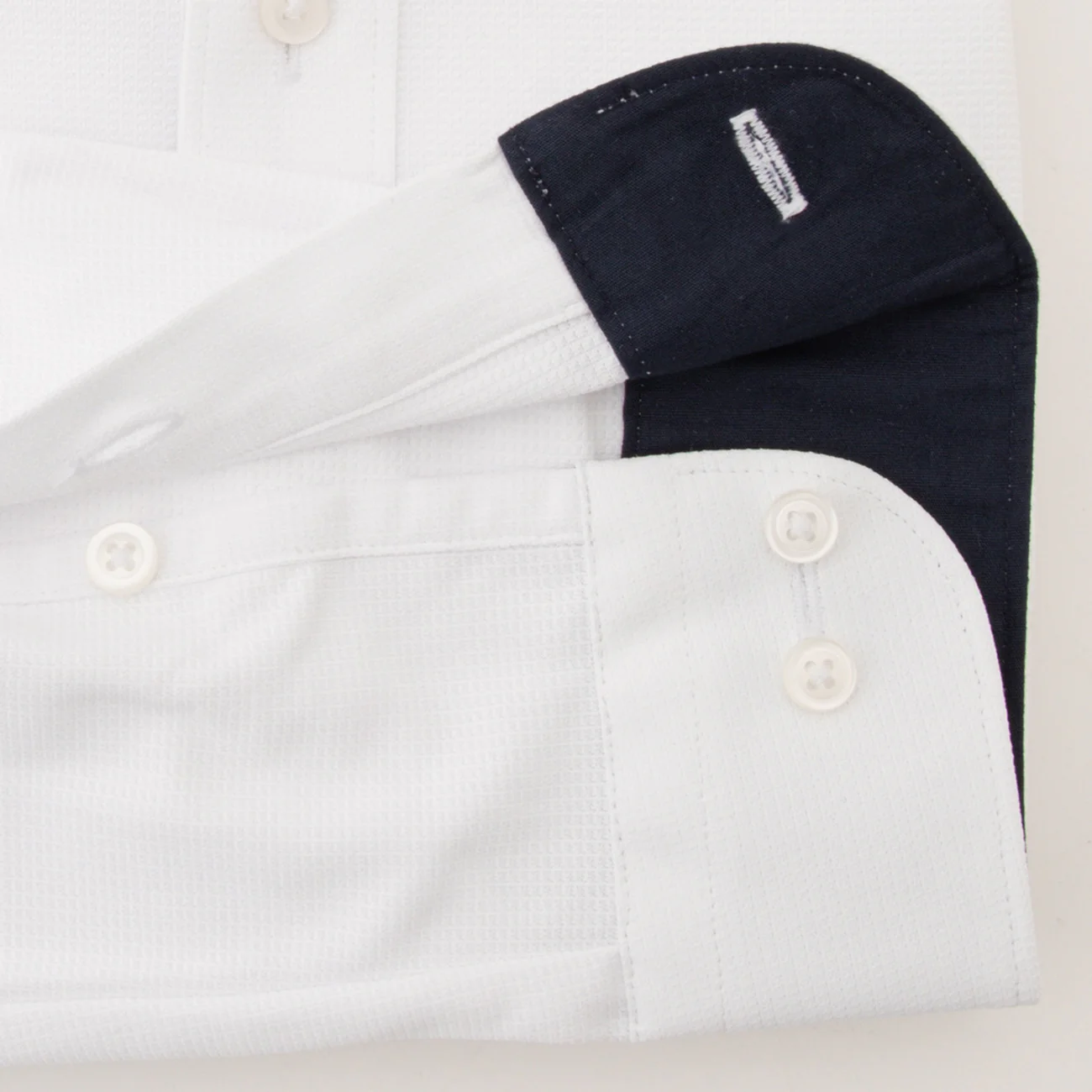 Super Non-Iron DRY×DRY Button-Down Shirt - White - Image 7