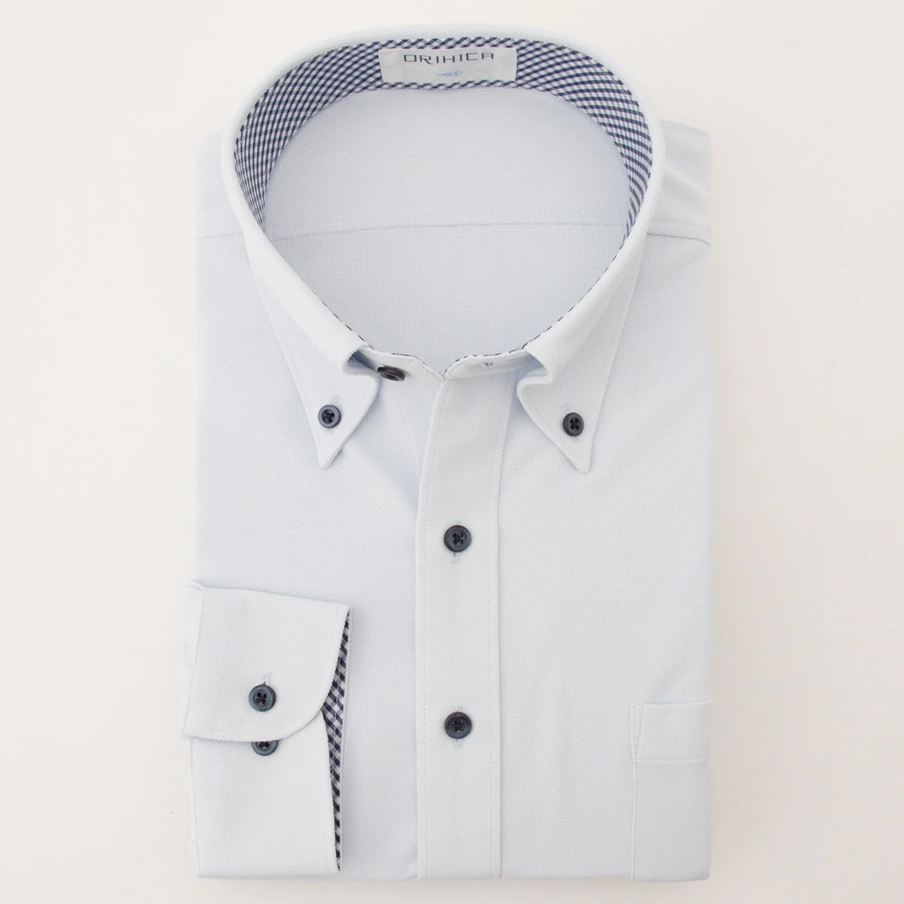 Super Non-Iron DRY×DRY Button-Down Shirt - Blue