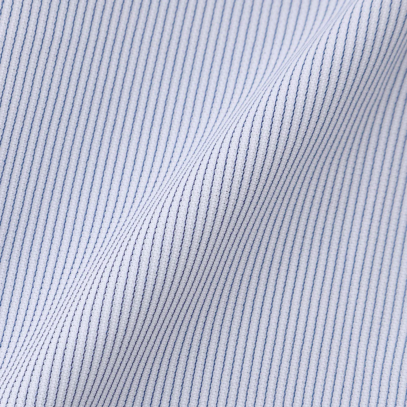 Super Non-Iron Stretch Stripe Cutaway Shirt - Navy - Image 8