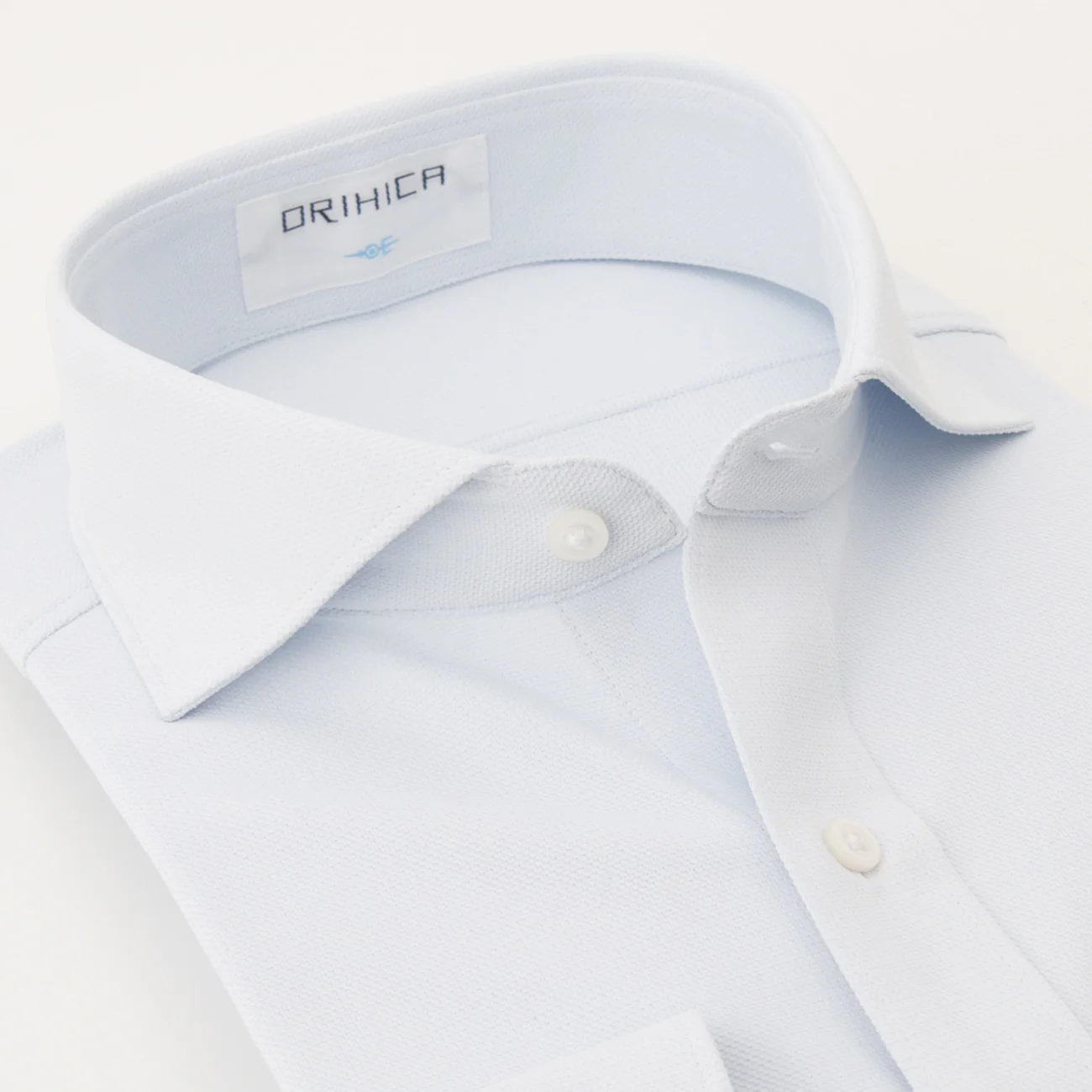 Super Non-Iron DRY×DRY Cutaway Shirt - Blue - Image 3