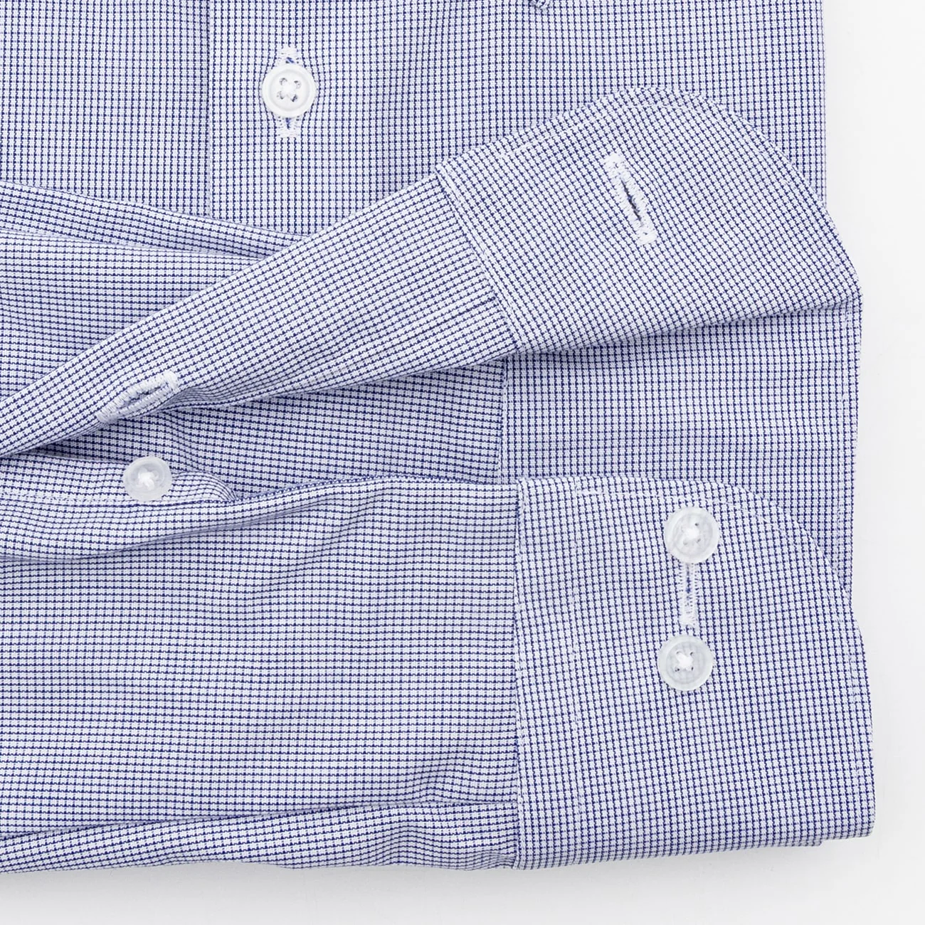 Super Non-Iron Button-Down Shirt - Navy - Image 6