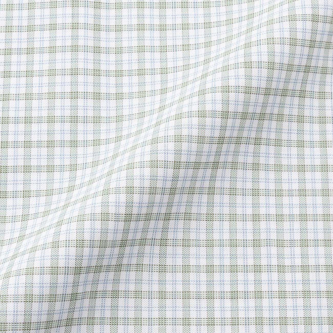 Super Non-Iron Check Button-Down Shirt - Mint - Image 5