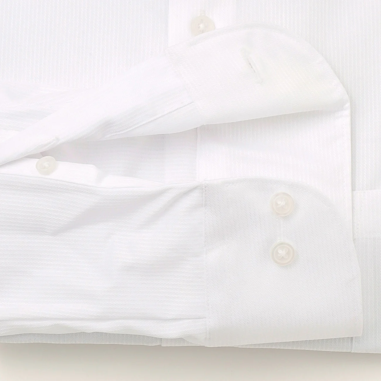 Super Non-Iron Spread Collar Shirt - White - Image 6