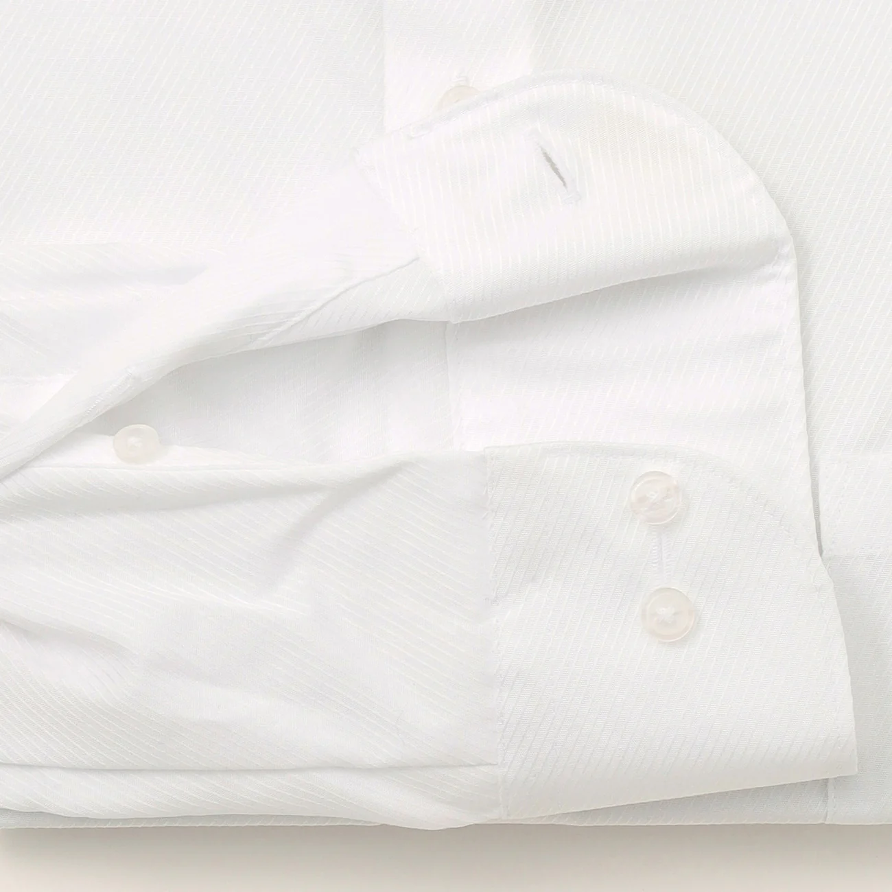 Super Non-Iron Cotton Spread Collar Shirt - White - Image 6