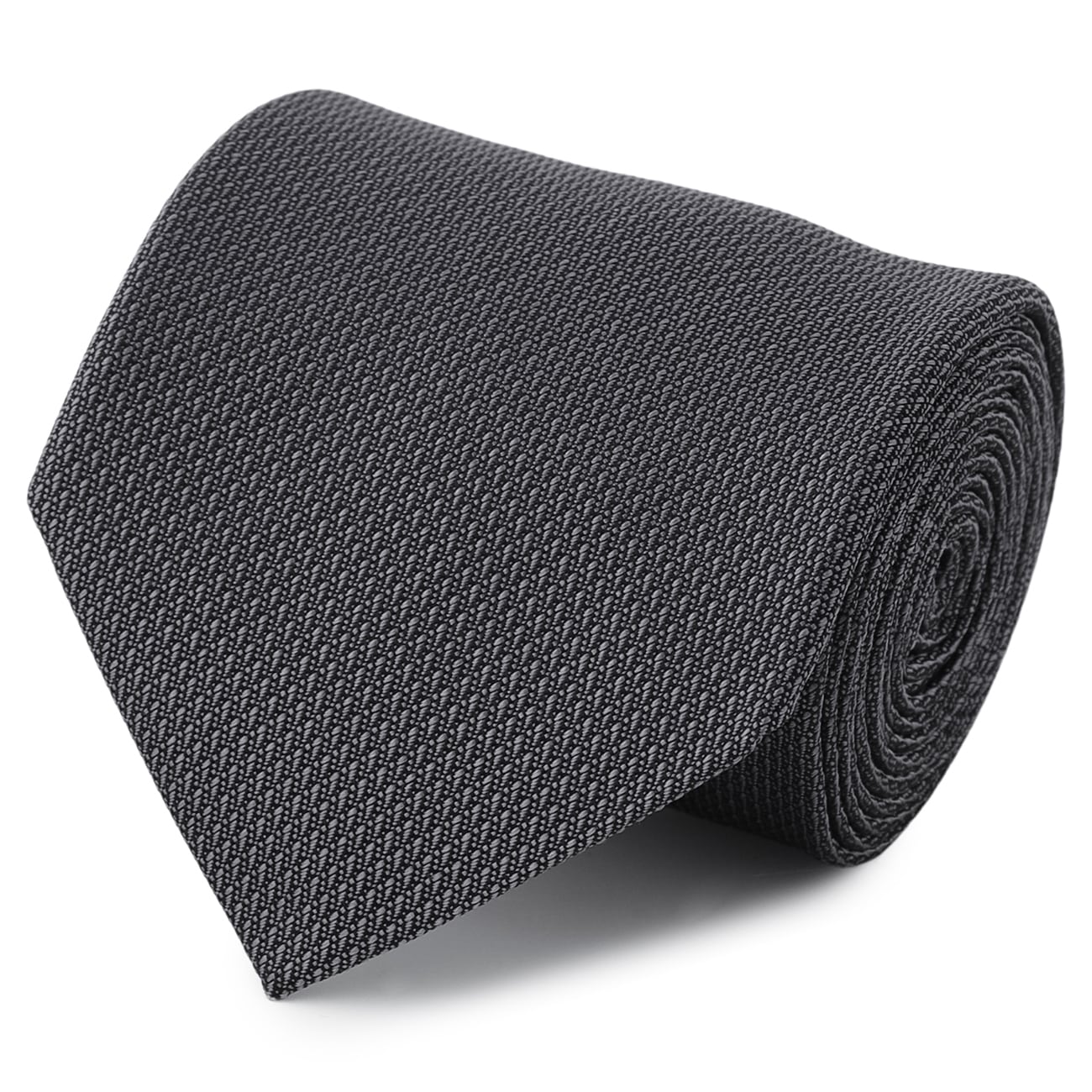 TIE YOUR TIE × ORIHICA: Solid Silk Tie - Gray