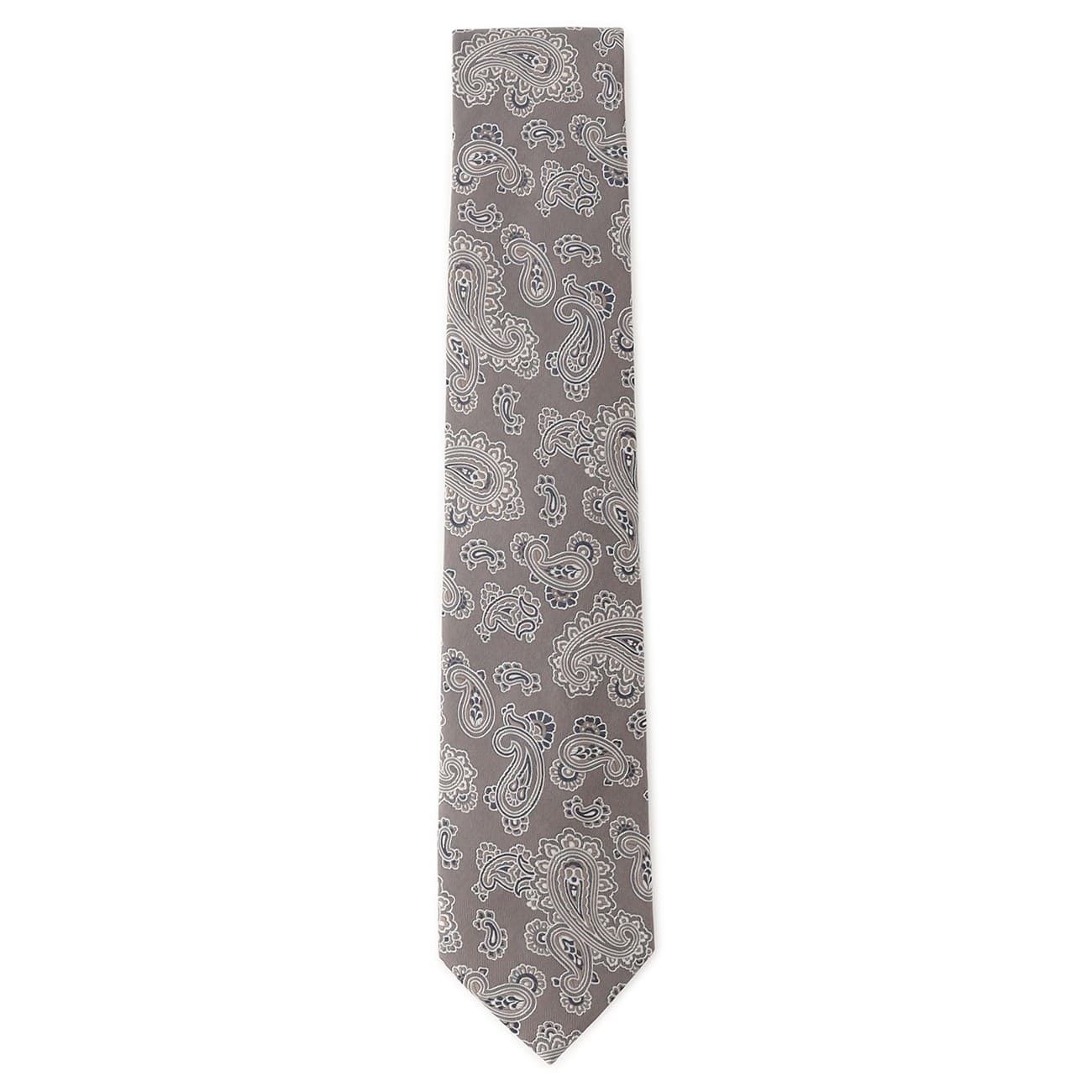 TIE YOUR TIE × ORIHICA: Paisley Silk Tie - Beige - Image 2