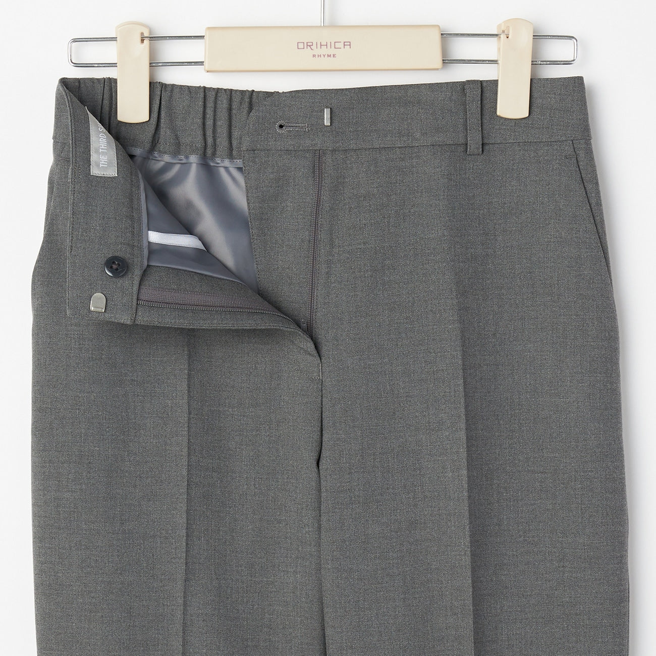 THE THIRD SUITS Cropped Pants - Medium Gray - Image 4