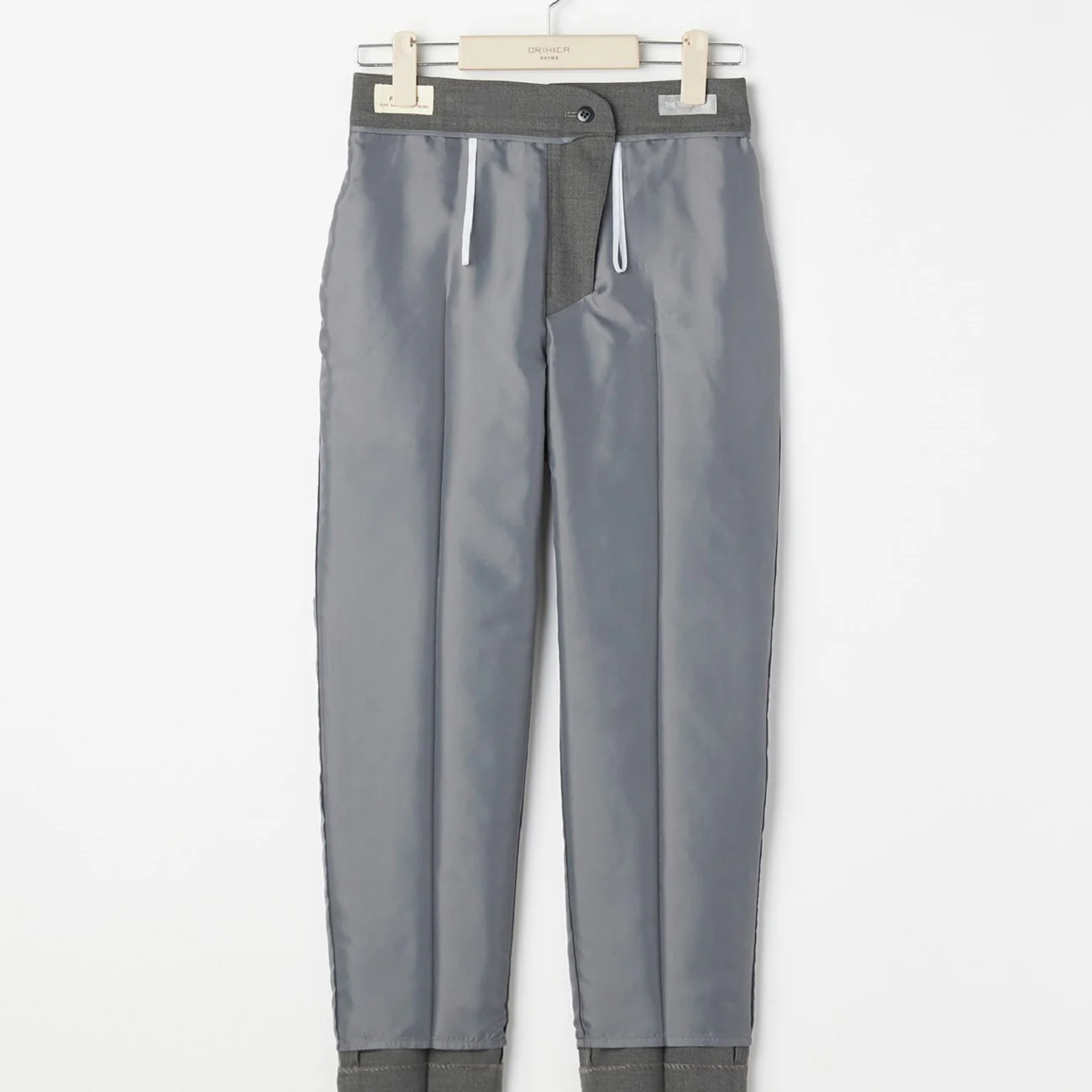 THE THIRD SUITS Cropped Pants - Medium Gray - Image 6