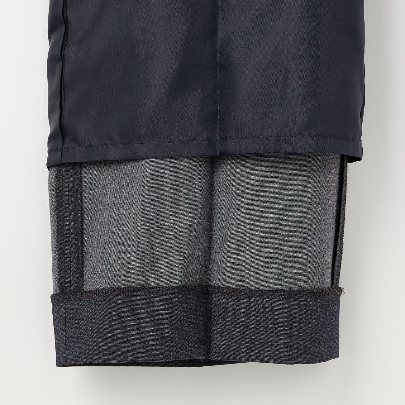 THE THIRD SUITS Denim-Like Wide Pants - Navy - Image 10