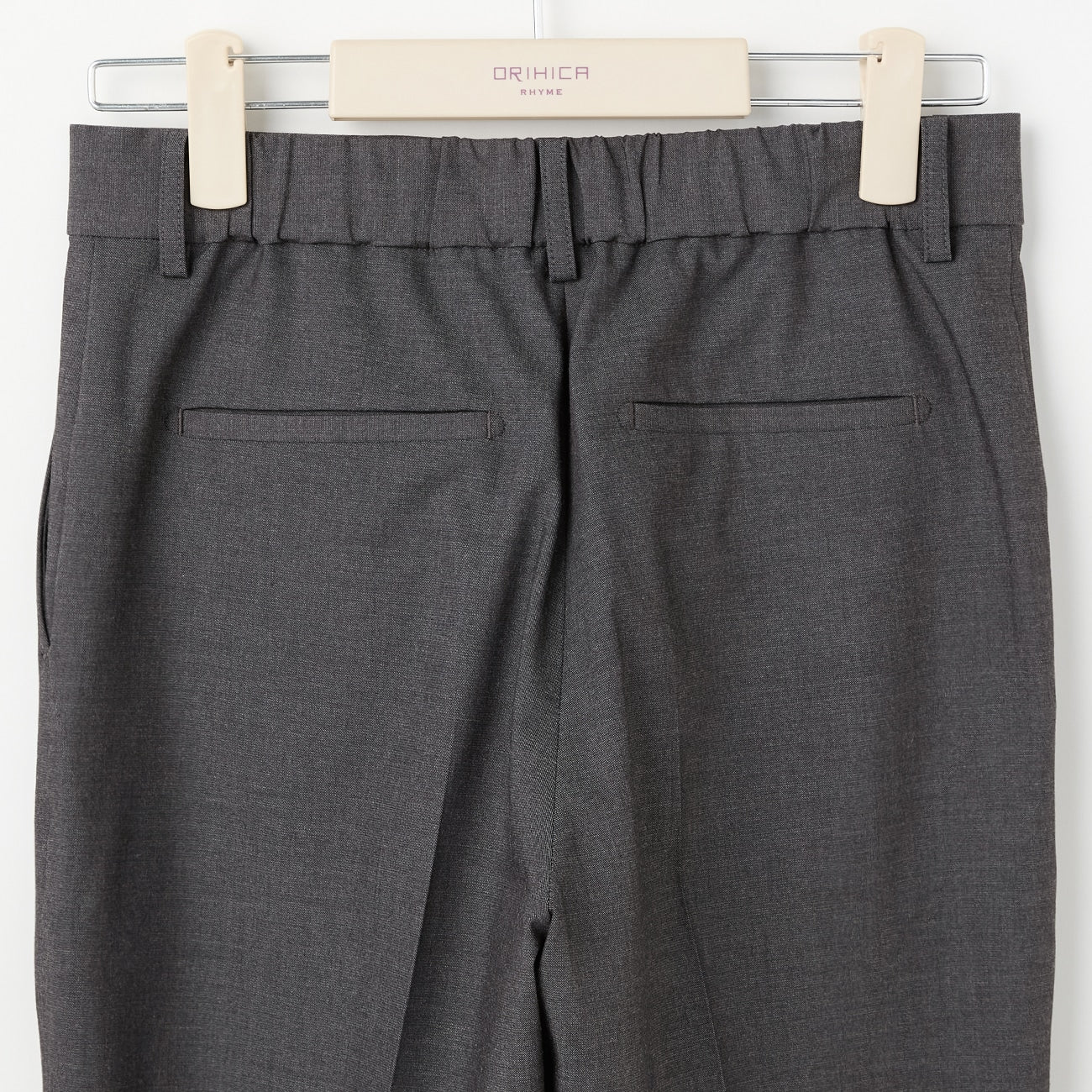 THE THIRD SUITS Chambray Wide Pants - Medium Gray - Image 6