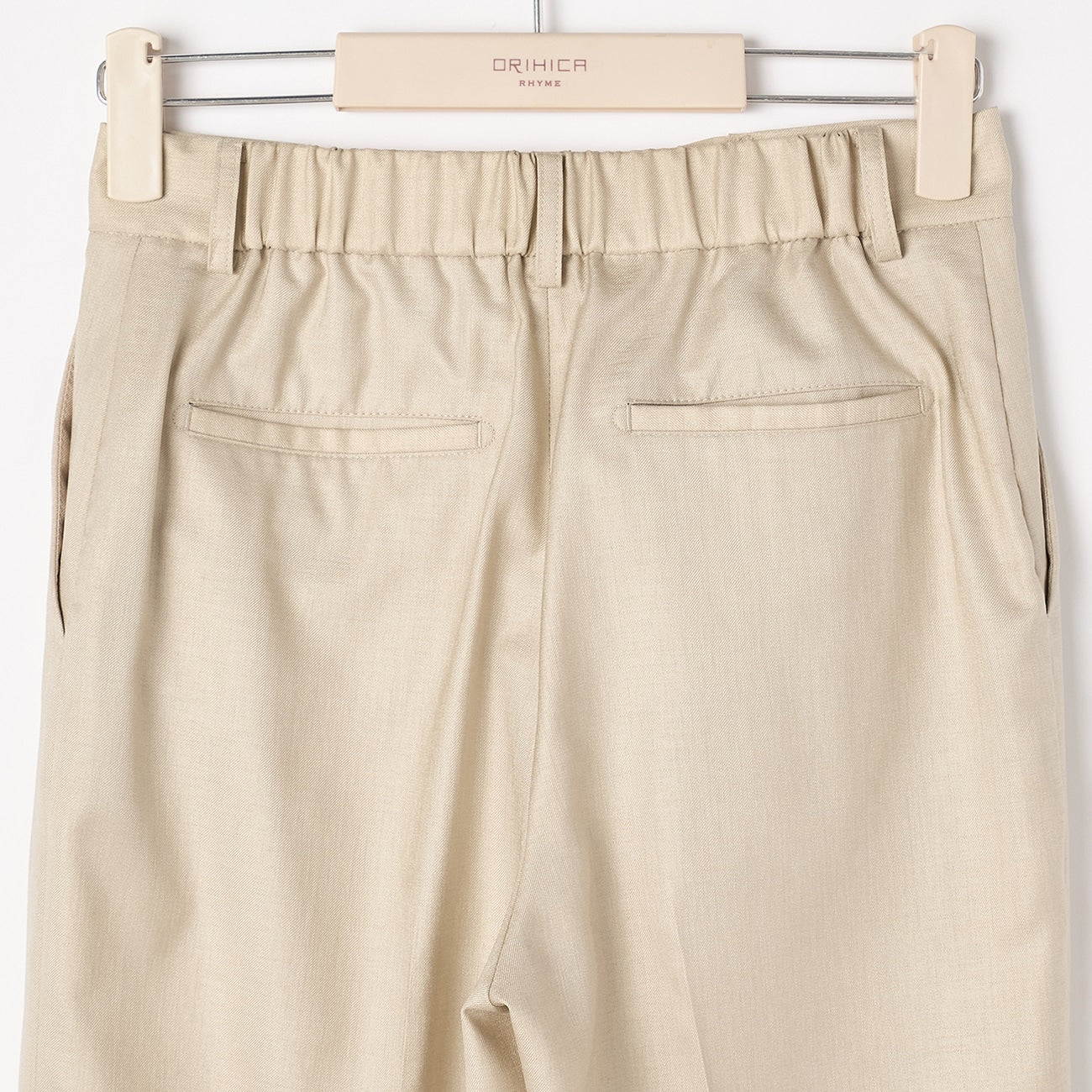 THE THIRD SUITS Linen-like Wide Pants - Beige - Image 3