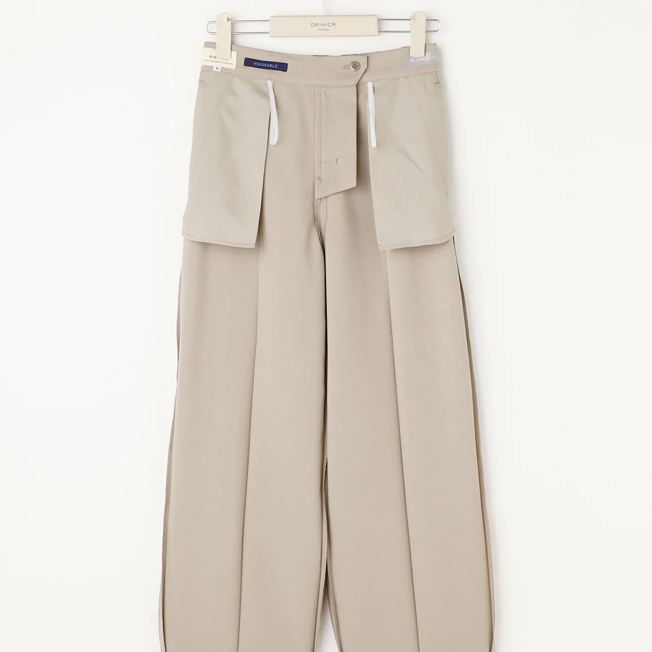 THE THIRD SUITS Wide Pants - Beige - Image 4