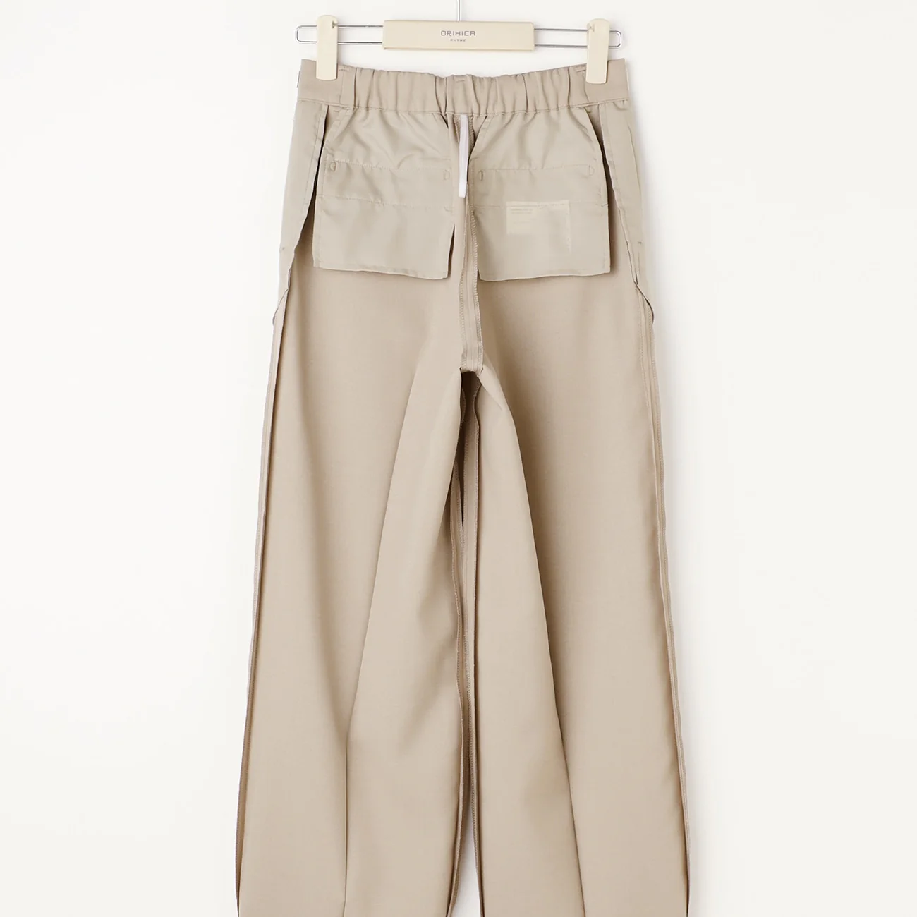THE THIRD SUITS Wide Pants - Beige - Image 5