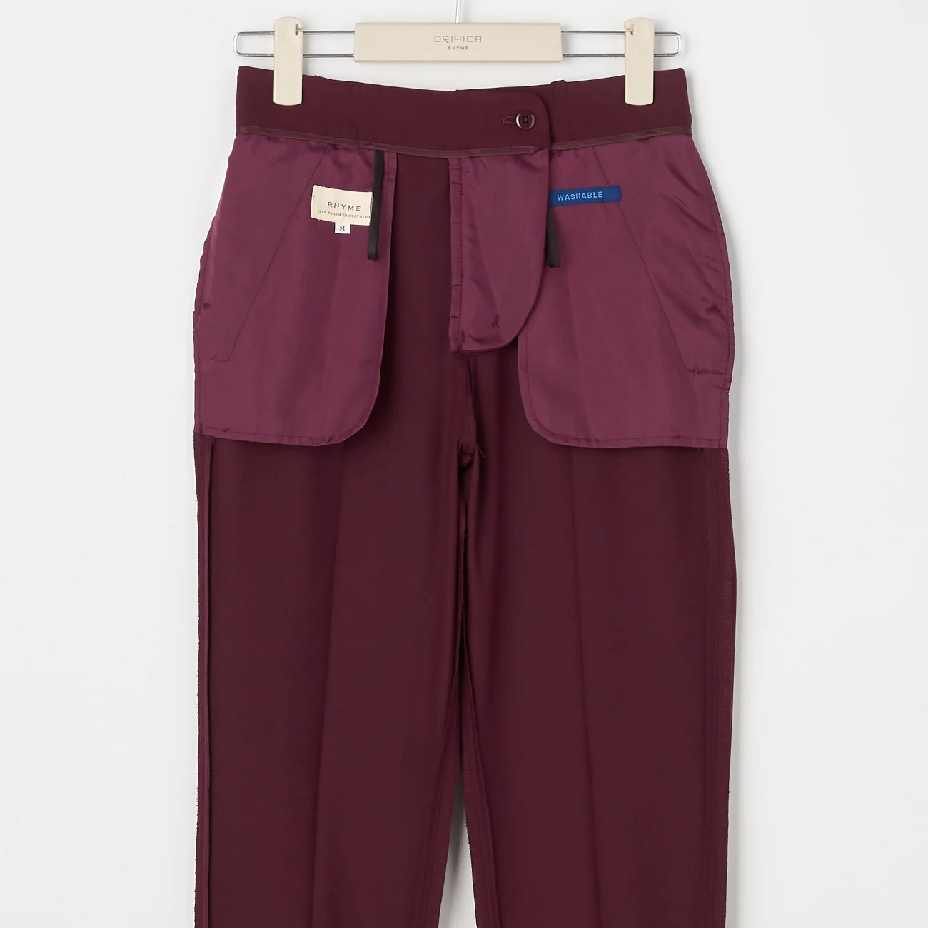 Flamingo Cropped Pants - Wine - Image 4