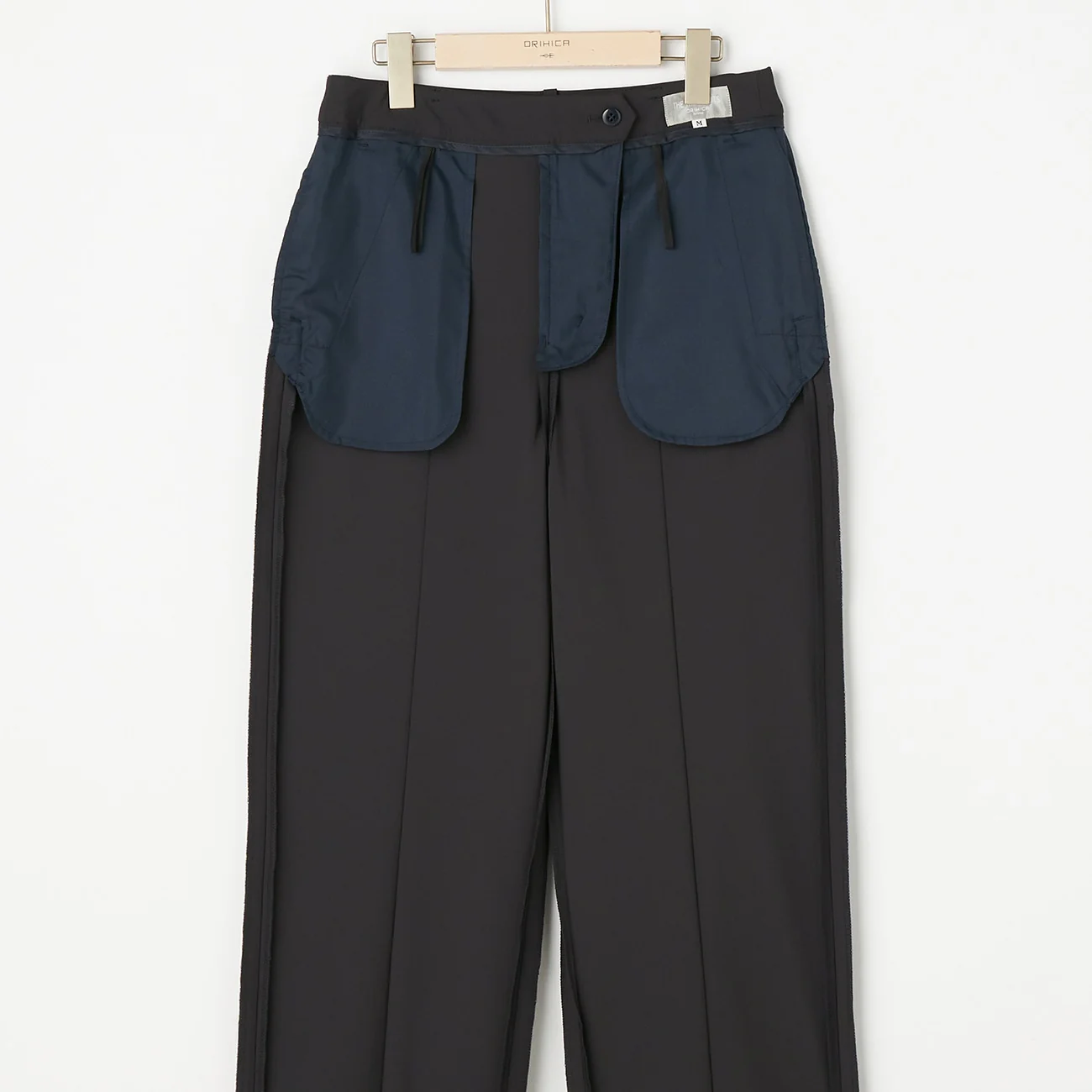 THE THIRD SUITS BIZSPO Wide Pants - Navy - Image 8
