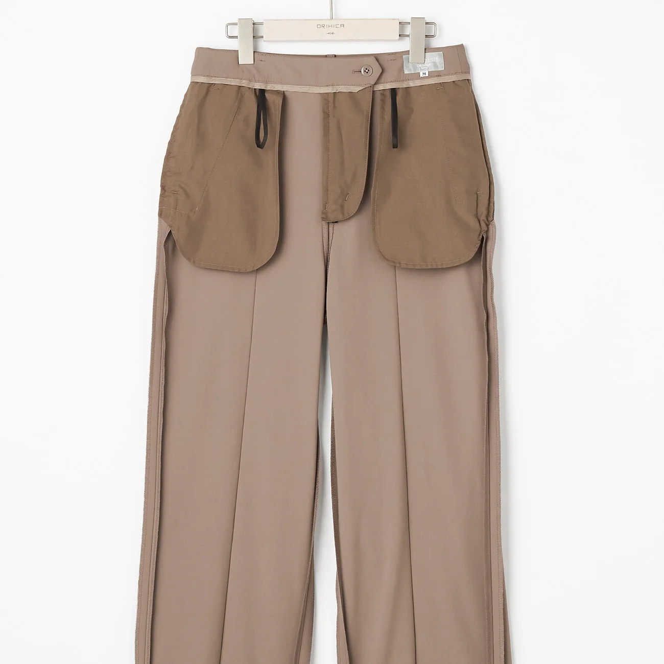 THE THIRD SUITS BIZSPO Wide Pants - Beige - Image 9